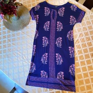 Slip on lucky brand navy and pink